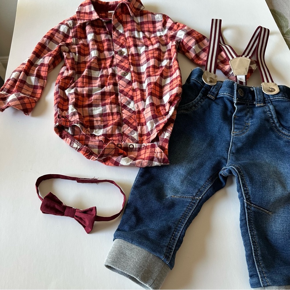 Cat and jack suspender 3 piece set